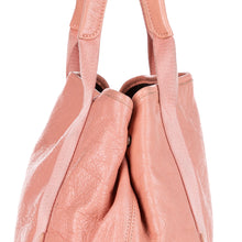 Balenciaga | Pre-Owned Navy Cabas S Leather Tote Bag | Pink/Light Pink
