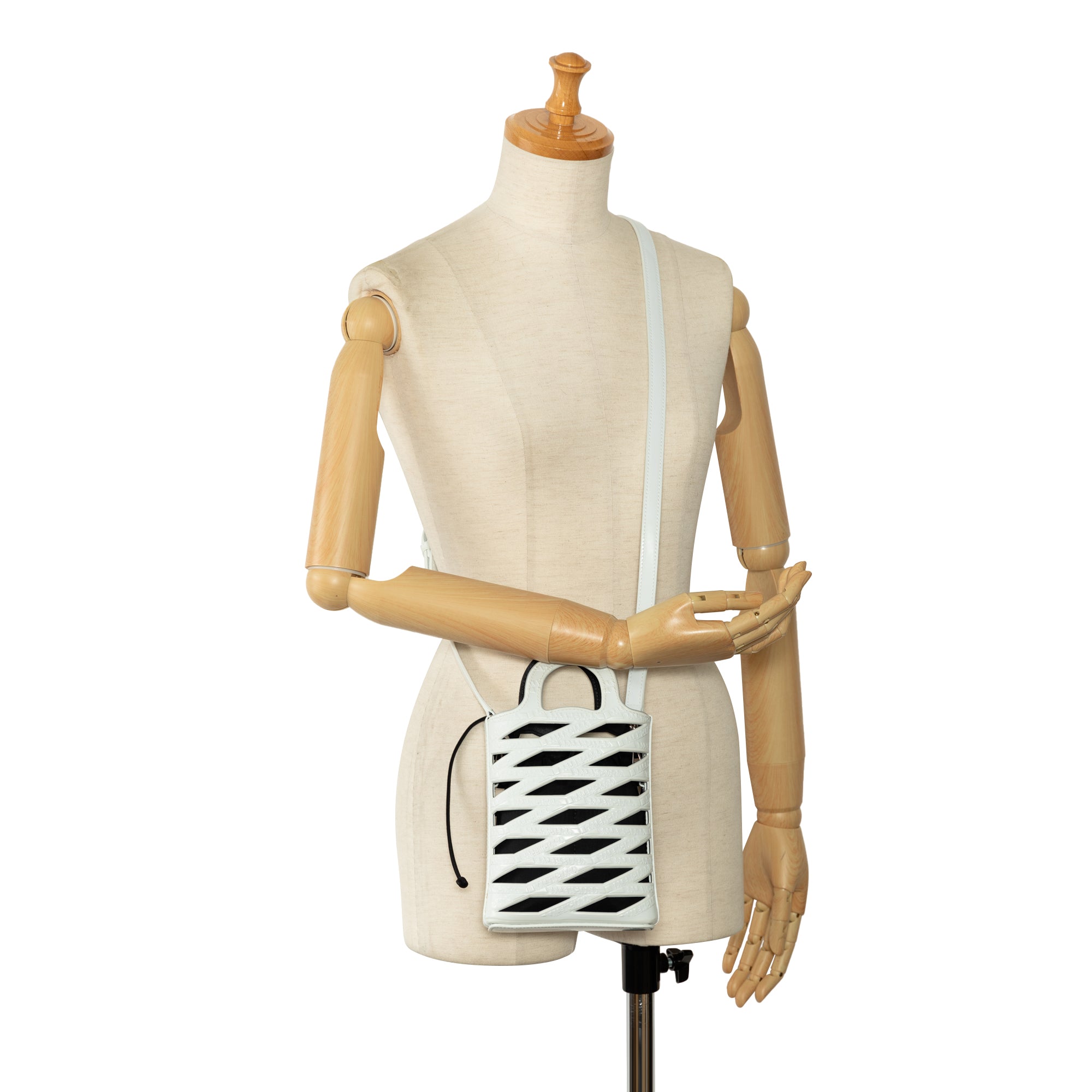 Balenciaga | Pre-Owned Neo Basket Phone Holder | White