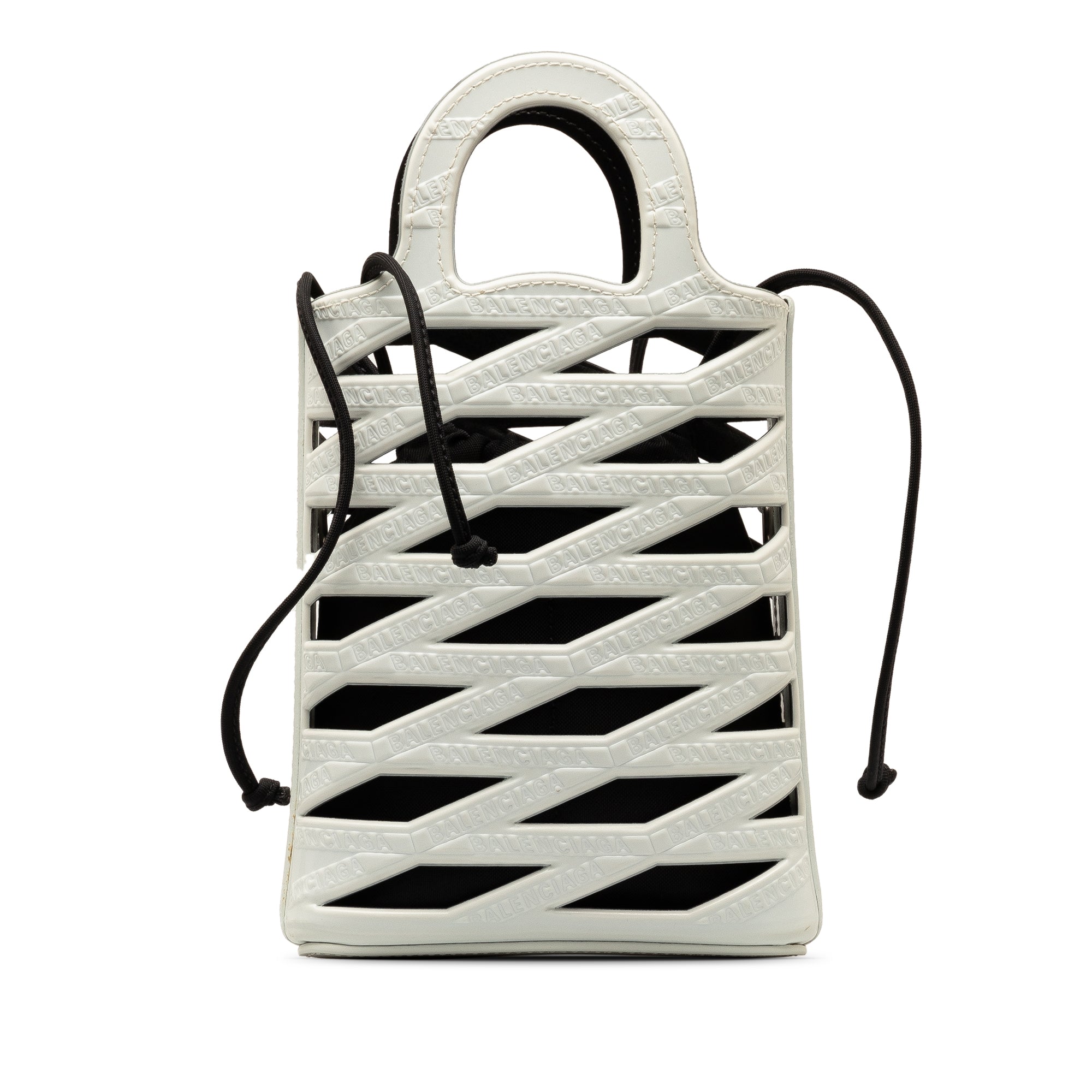 Balenciaga | Pre-Owned Neo Basket Phone Holder | White