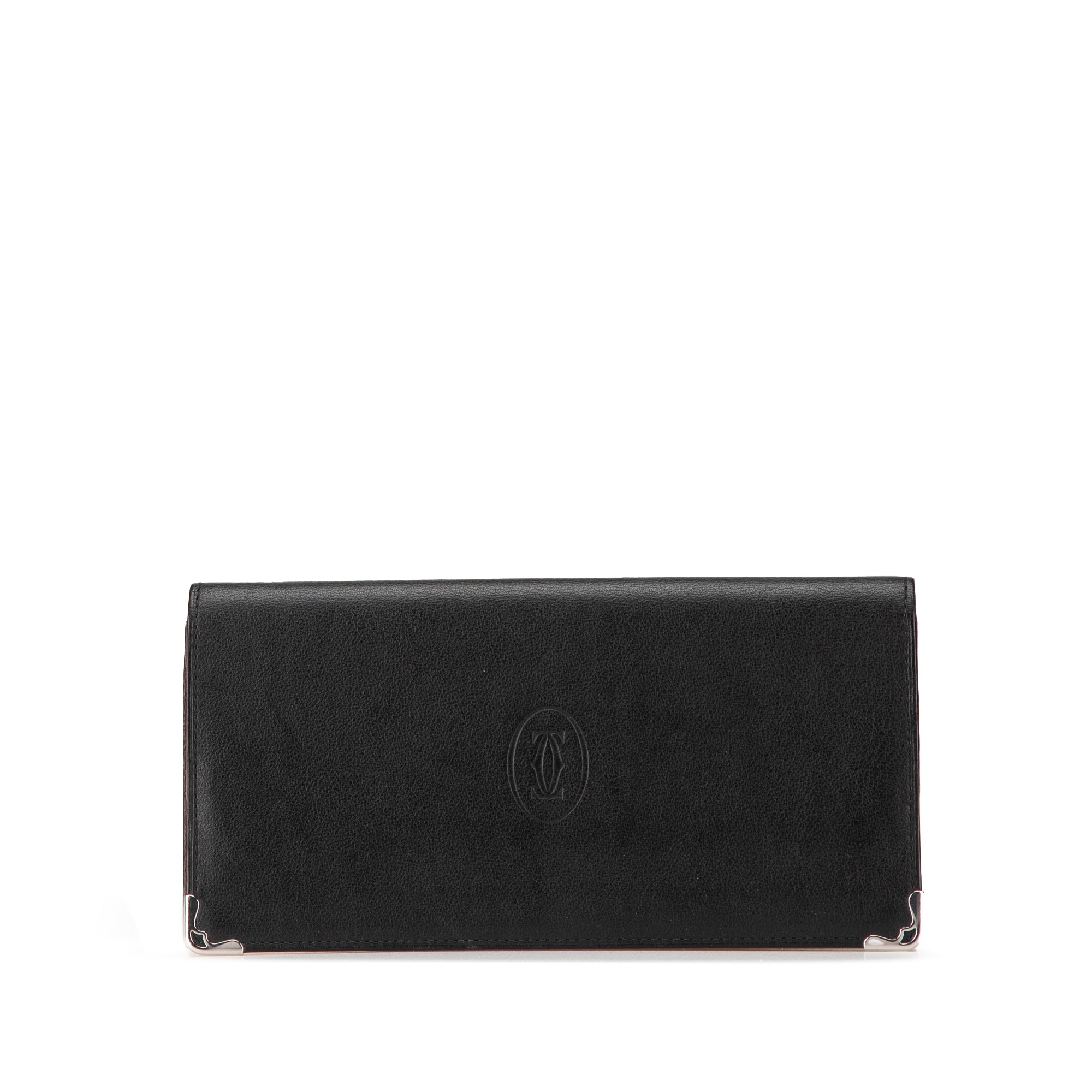 Cartier | Pre-Owned Leather Must De Wallet | Black