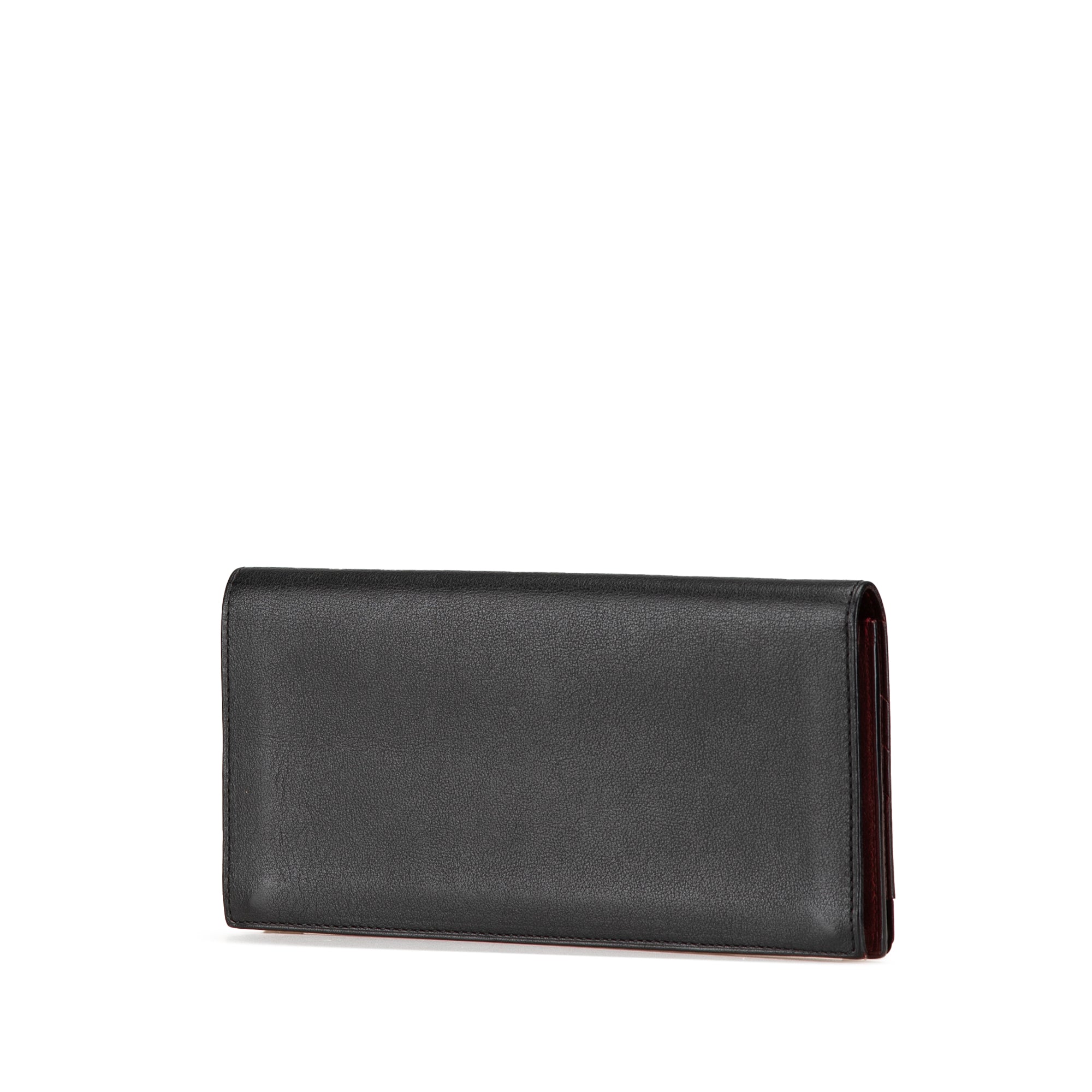 Cartier | Pre-Owned Leather Must De Wallet | Black