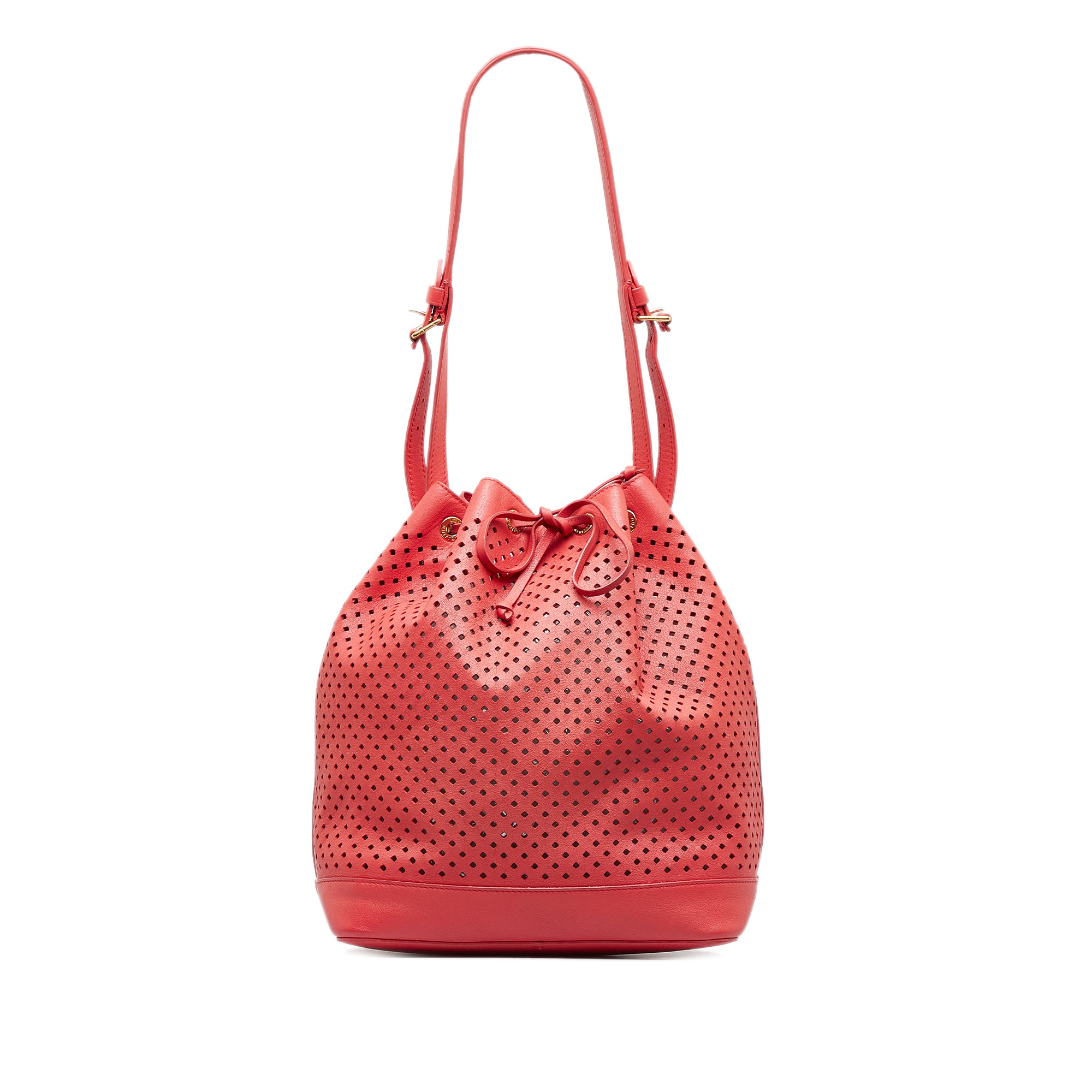 Louis Vuitton | Pre-Owned x Sofia Coppola Flore Perforated Noe | Red