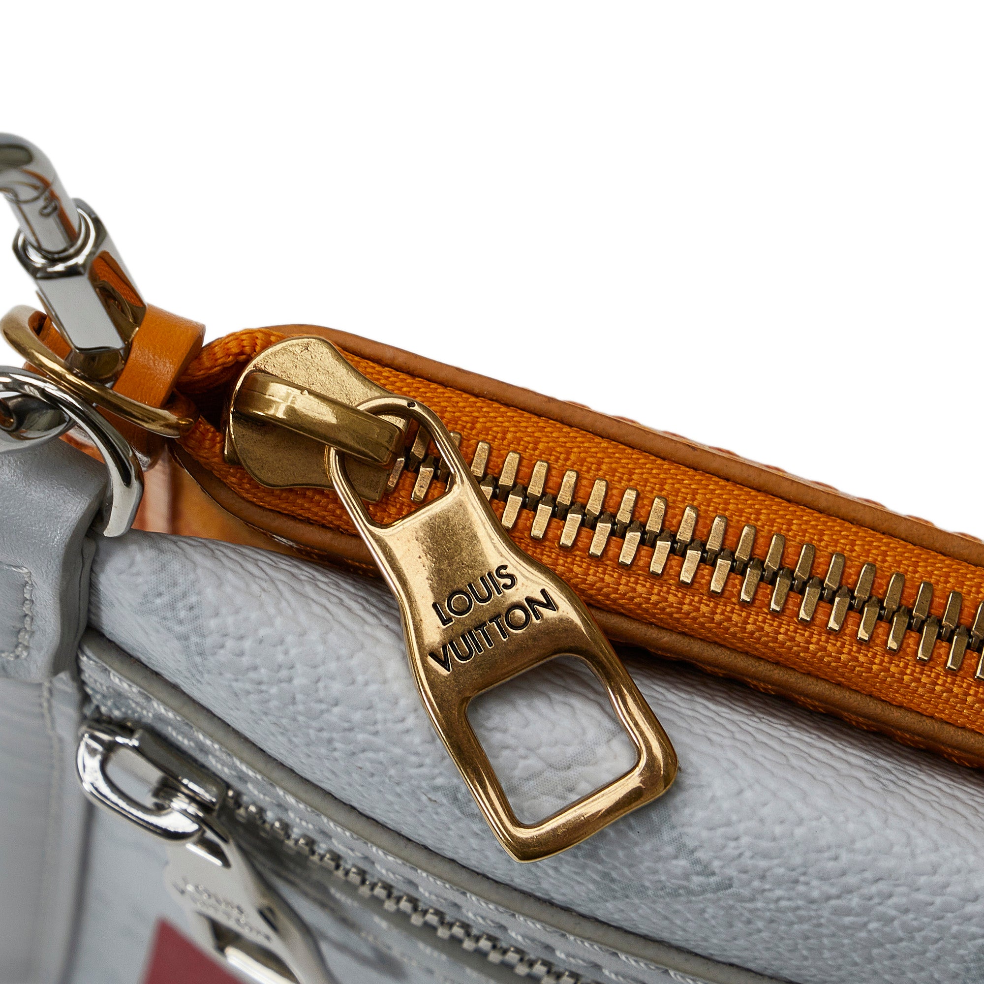 Louis Vuitton | Pre-Owned Monogram Antartica Double Flat Messenger | Gray