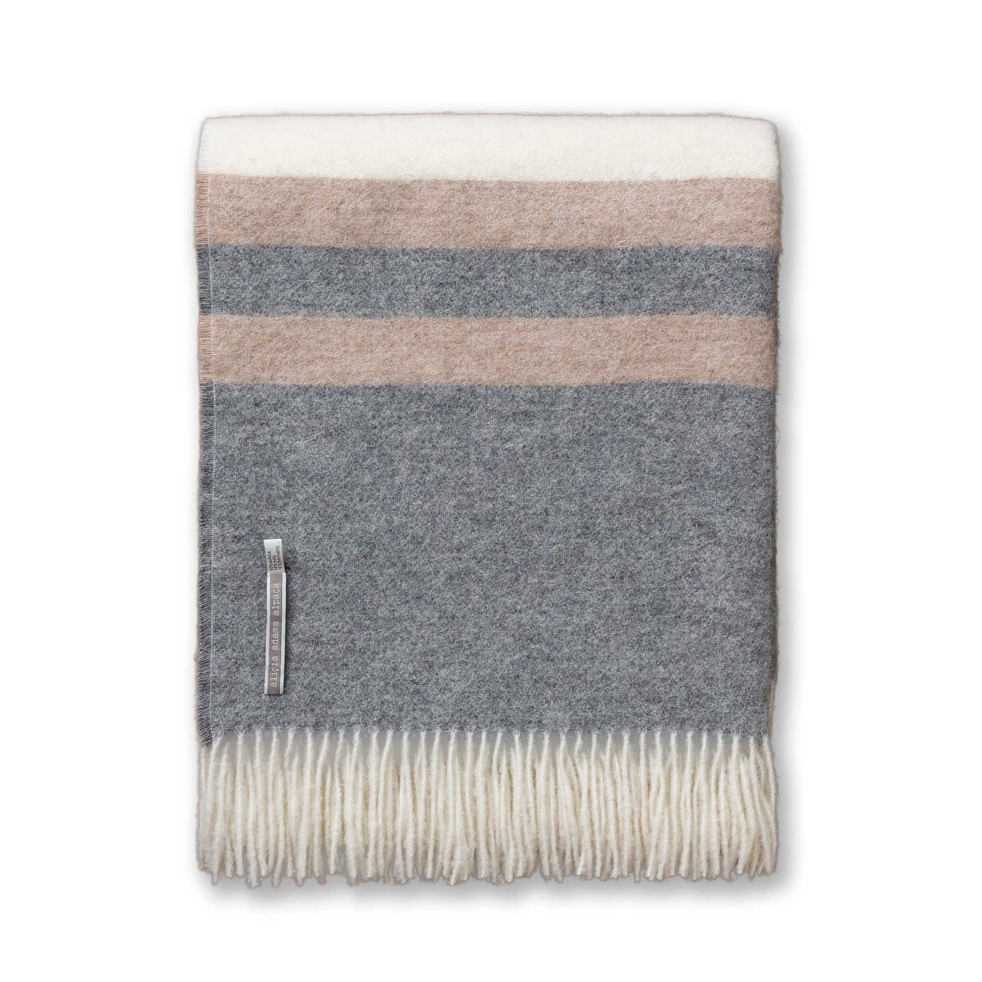 Canyon Throw | Ivory/Light Grey/Beige
