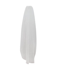 Fingertip Wedding Veil | White
