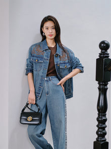 Retro Denim Jacket | Blue
