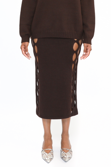 Diotima | Steer Cut Out Knit Skirt