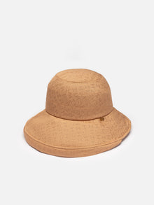 Silk Flower Sun Hat | Beige