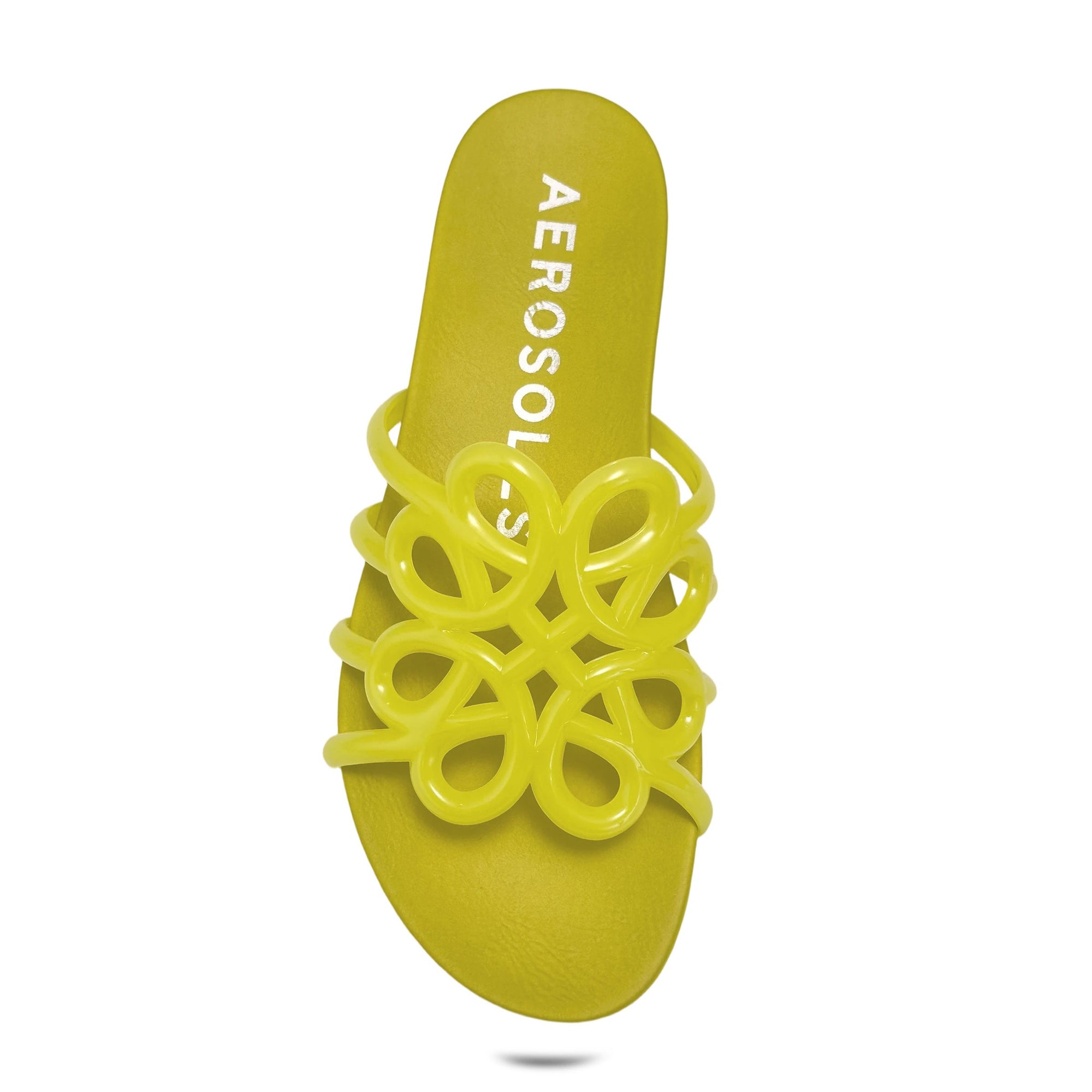 Frida Sandal Flat | Kiwi Transluscent Thermoplastic Polyurethane