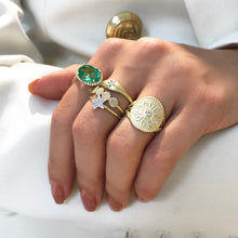 Starburst Signet Ring