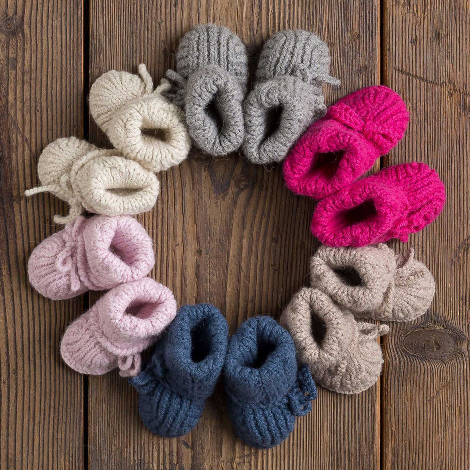 Baby Booties | Pink Powder