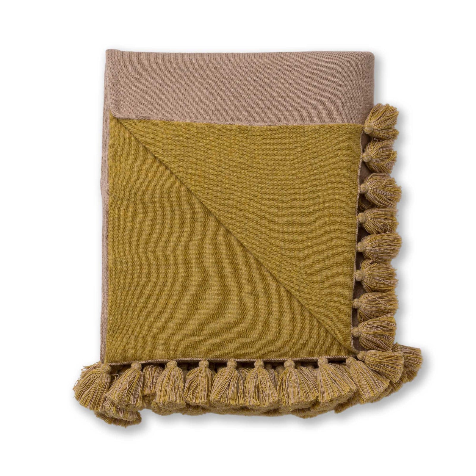 Sydney Bed Blanket | Beige/French Yellow