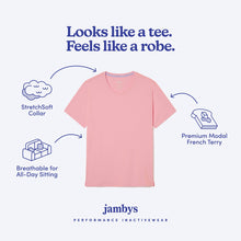 Modal French Terry Lounge Tee | Flamingo