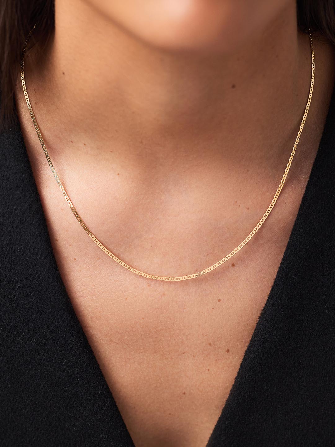 Heart Chain Necklace | 10K Solid Gold