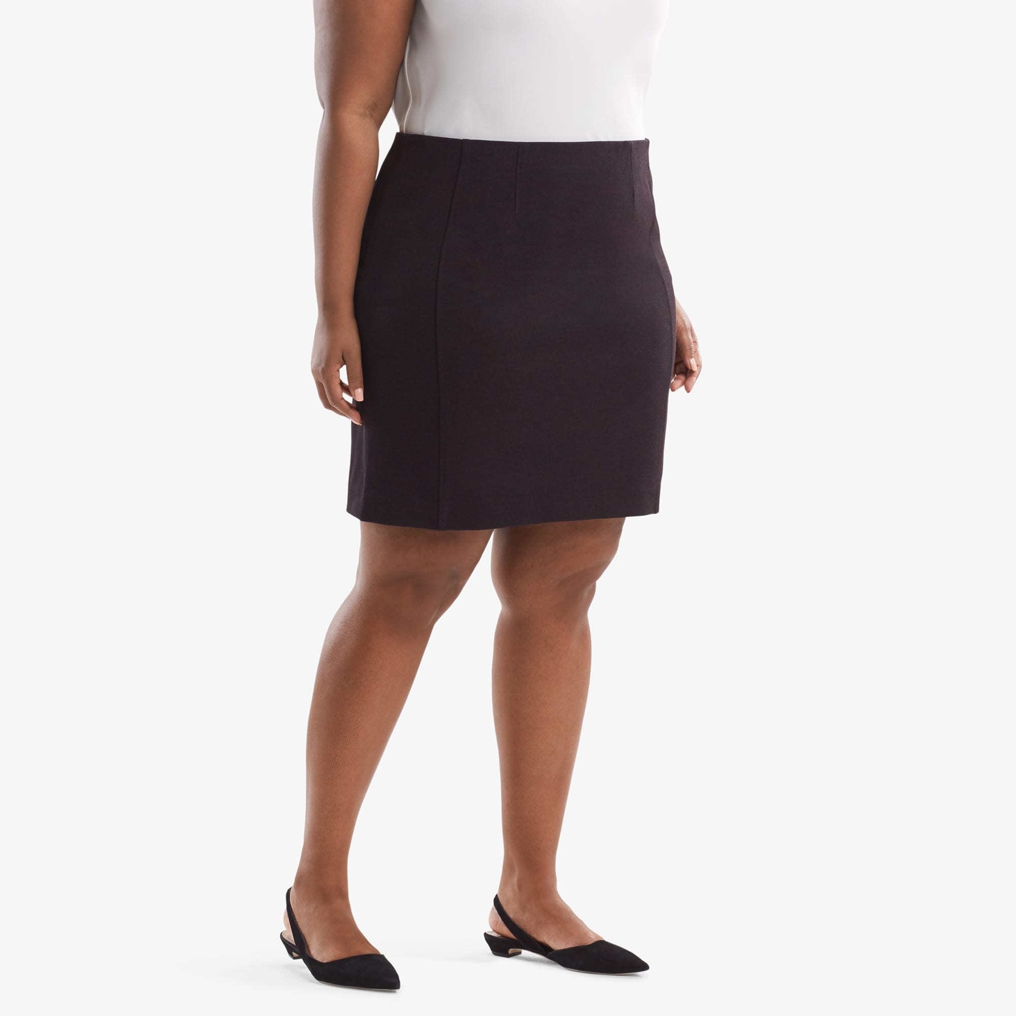 Women | Crosby Skirt - Textured Ponte | Lava