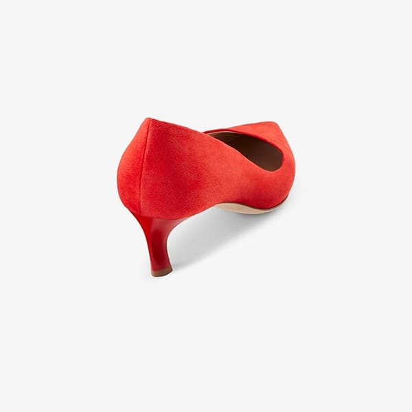 Women | Lillian Pump - Suede | Vermilion