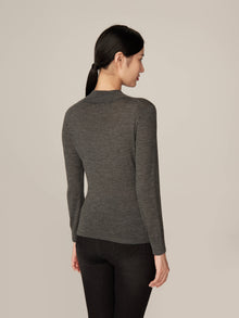 Turtleneck Sweater | Grey
