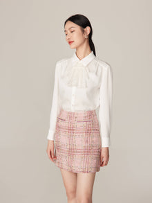 Classic Collar Button-Down Shirt | White