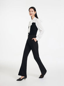 Slightly Booted Trouser | Black