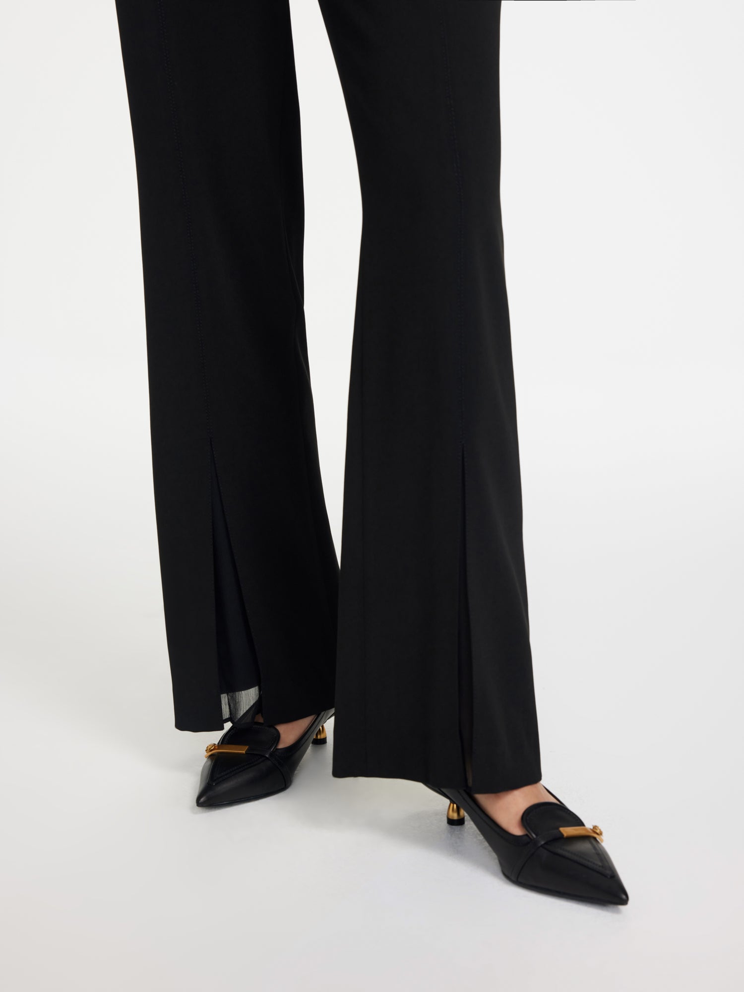 Slightly Booted Trouser | Black