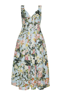 Naples Dress | Light Blue Kingston Floral