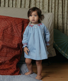 Girls | Willa Baby Dress | Blue