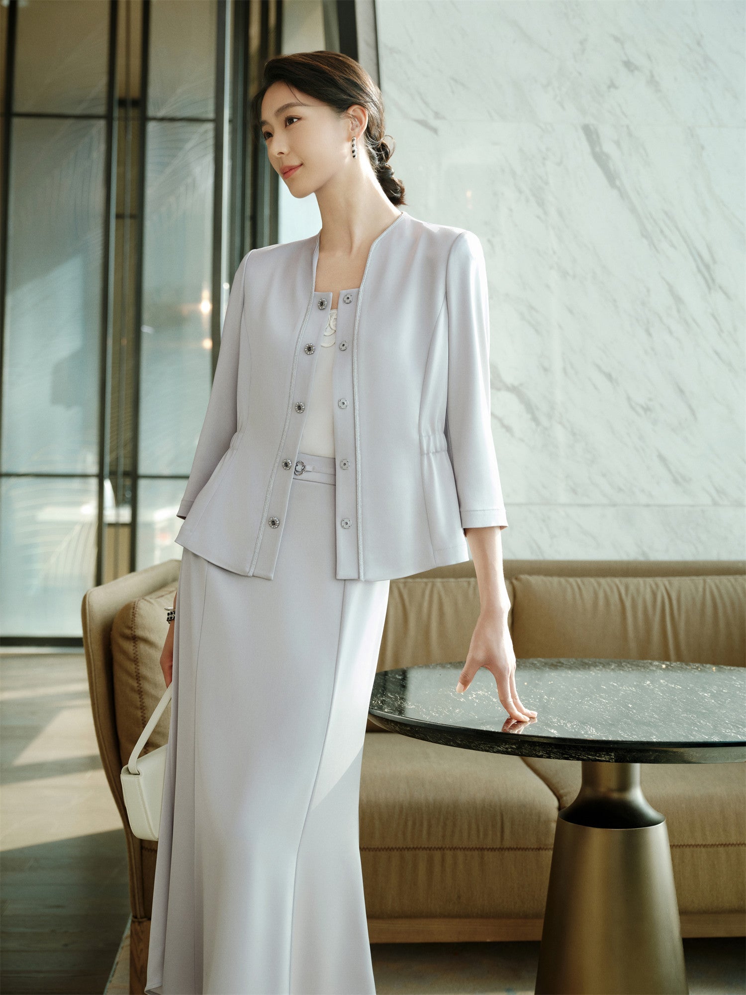 Formal Suit Jacket | Grey