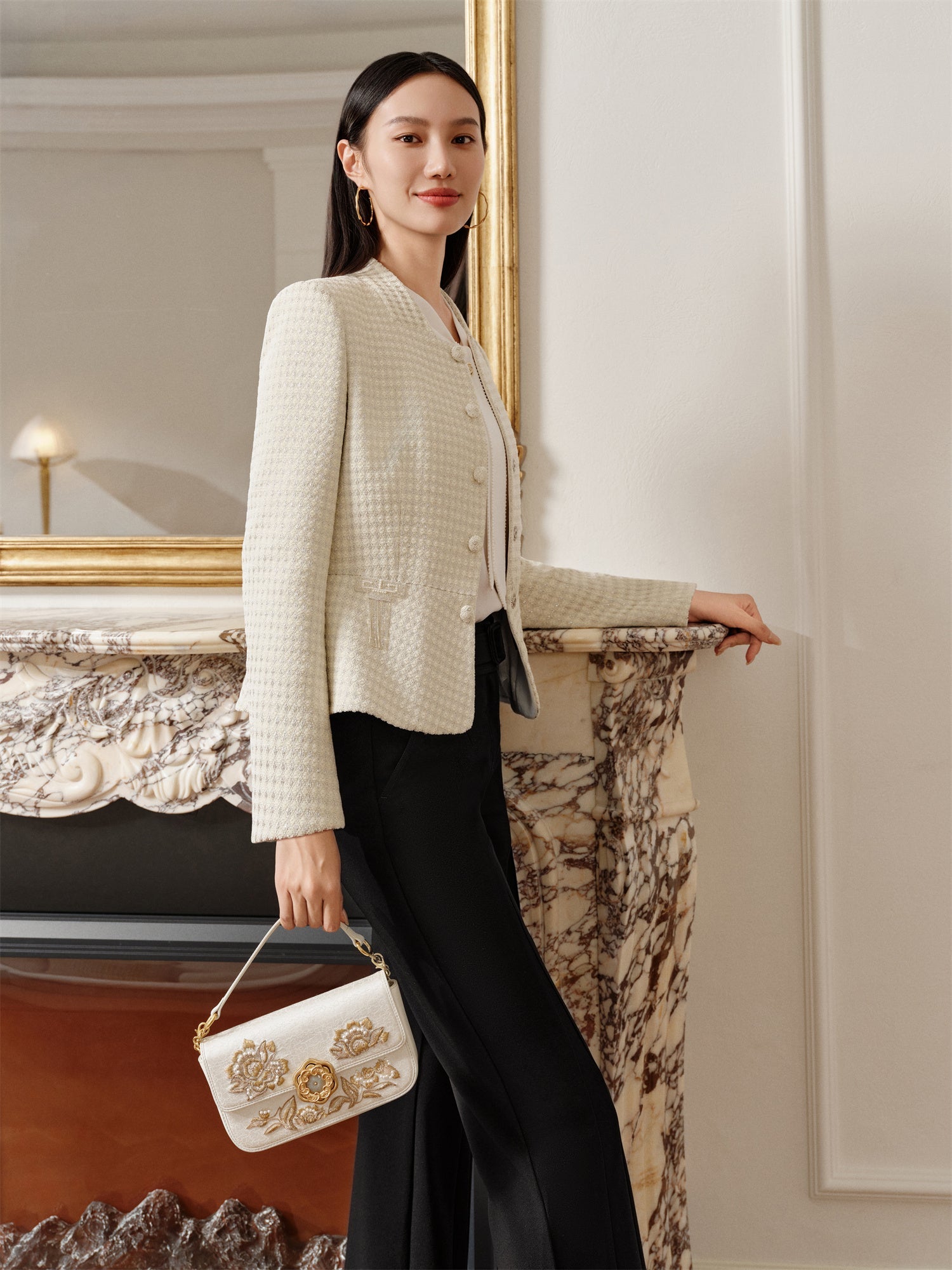 New Chinese Jacket | Beige