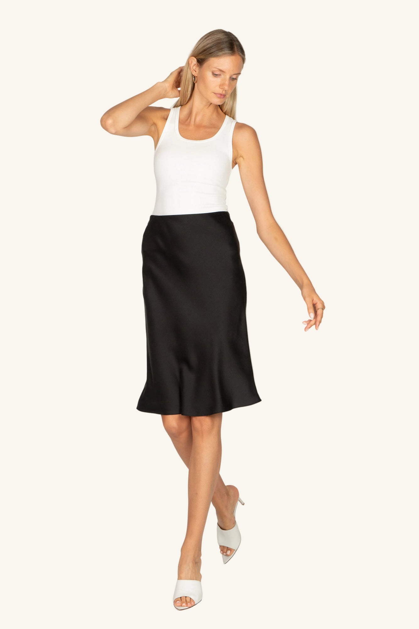 Lainey Midi Skirt | Black