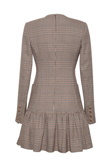 Adams Dress | Glen Hound Plaid