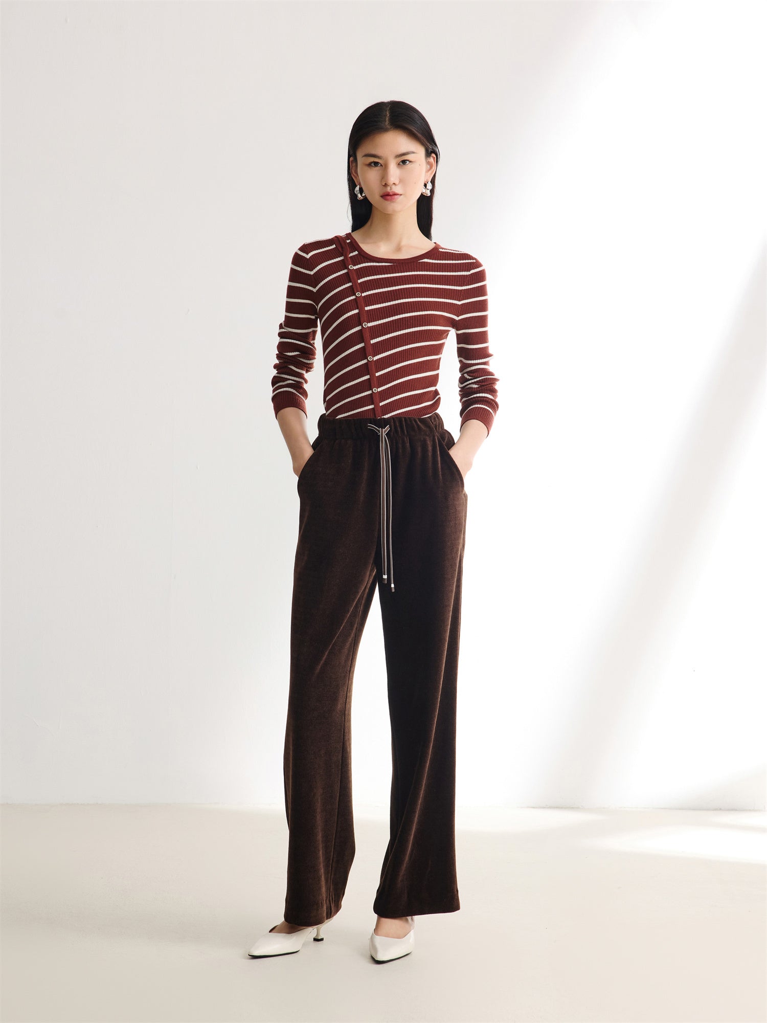 Lazy and Comfortable Leisure Pants | Brown