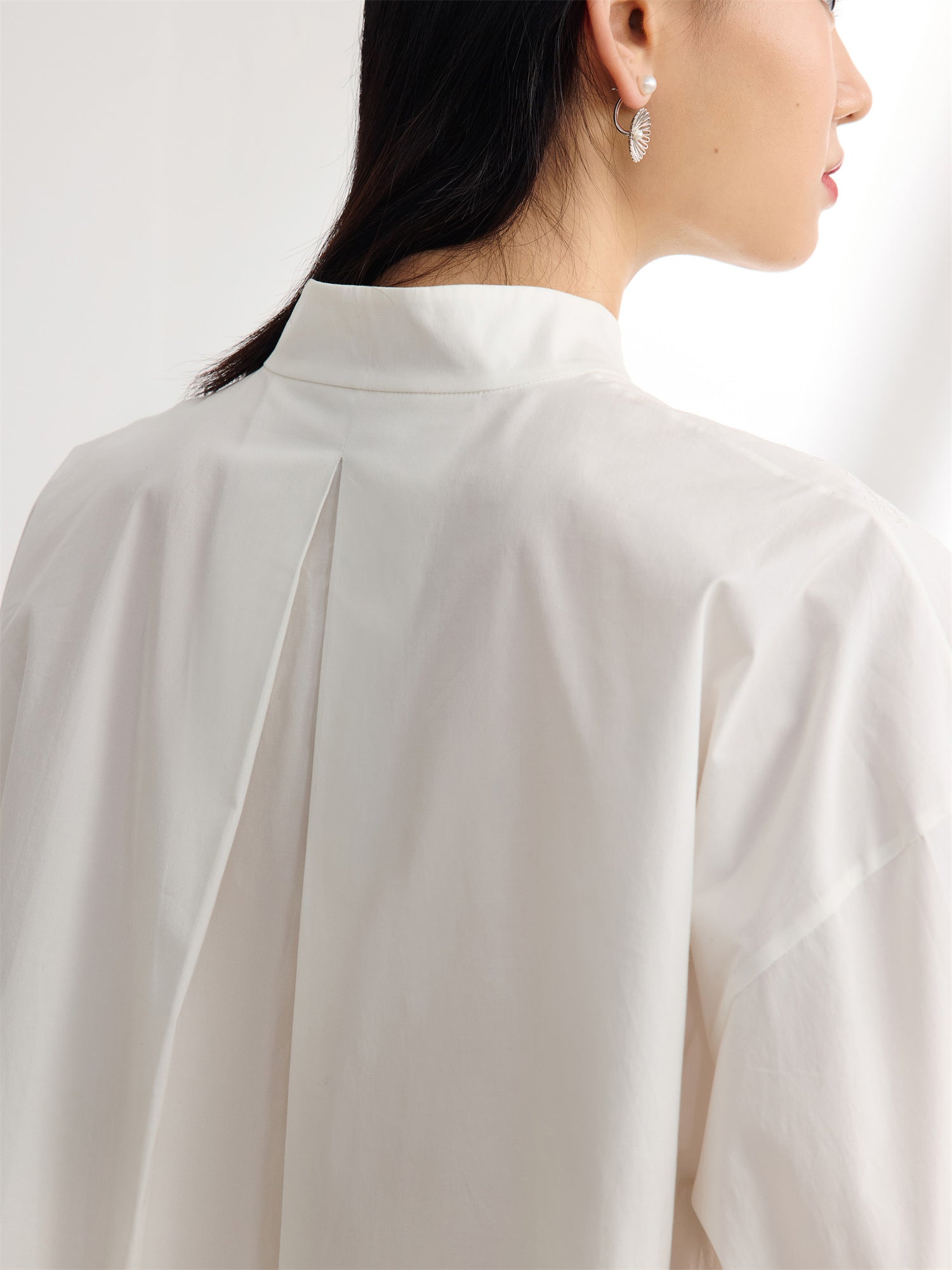 Chinese Style Shirt | White