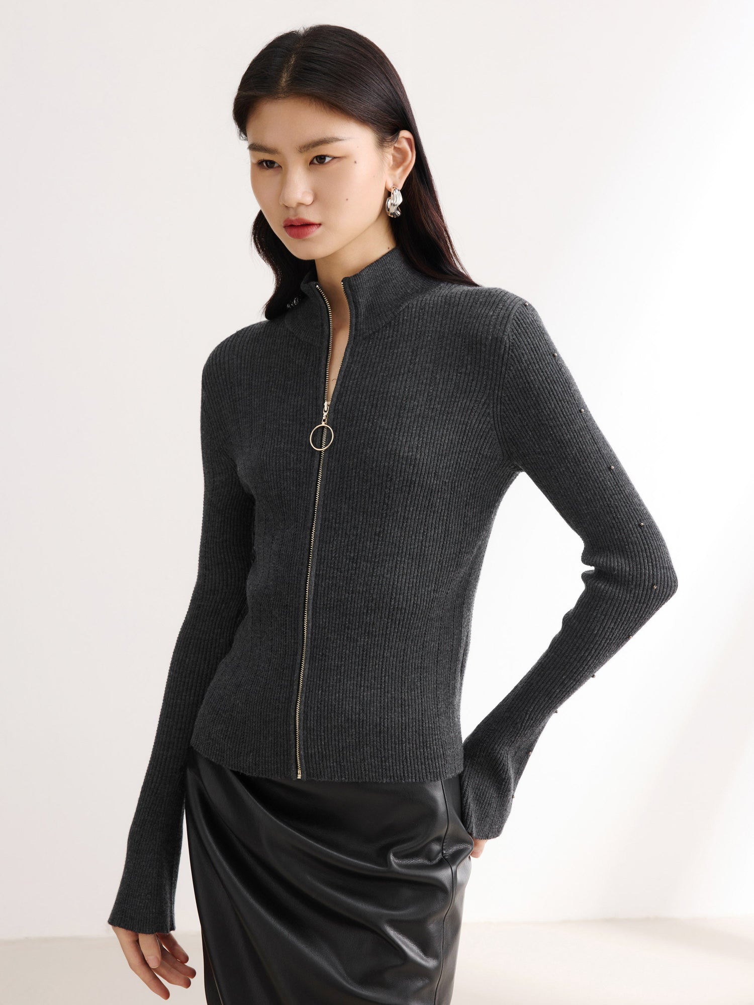 Fitted Top | Dark Grey