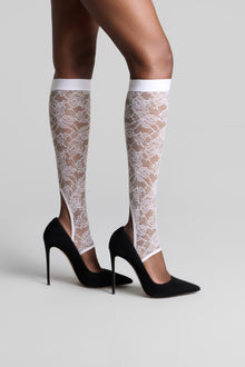 Leg Warmers - Flashback | White