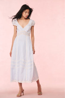Suvi Cotton Midi Dress | Baby Bluebell