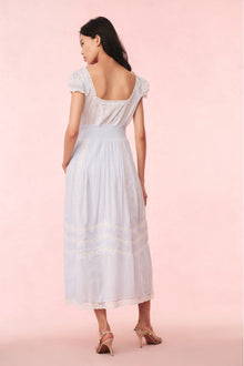 Suvi Cotton Midi Dress | Baby Bluebell