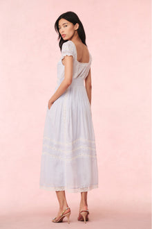 Suvi Cotton Midi Dress | Baby Bluebell