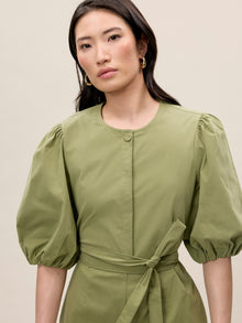 Lightweight Trench Jumpsuit | Olive