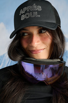 Soul by SoulCycle | Apres Soul Rhinestone Trucker | Black