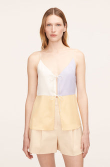 Color-Blocked Twill Camisole | Colorblock Sorbet Combo