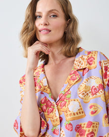 Waffles in Bed - Petite Eco Satin Wildest Dreams Set - Lavendar - Printfresh