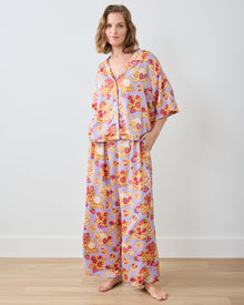 Waffles in Bed - Tall Eco Satin Wildest Dreams Set - Lavender - Printfresh