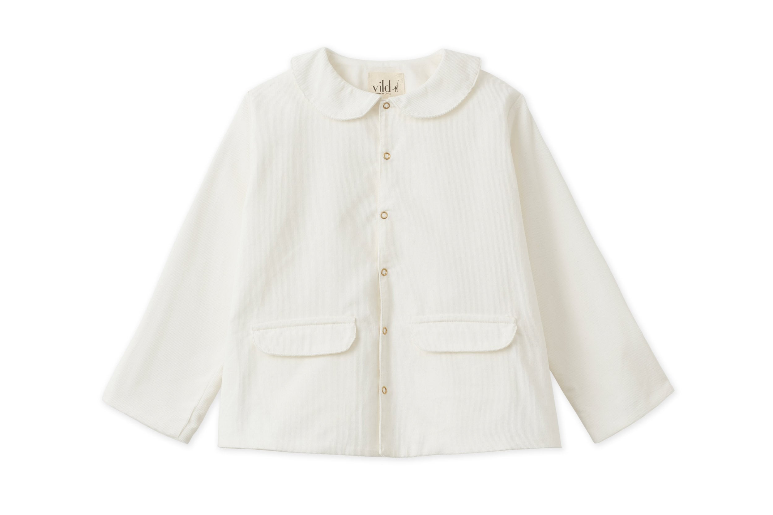 Unisex | Organic Corduroy Jacket | Ecru - No Dye