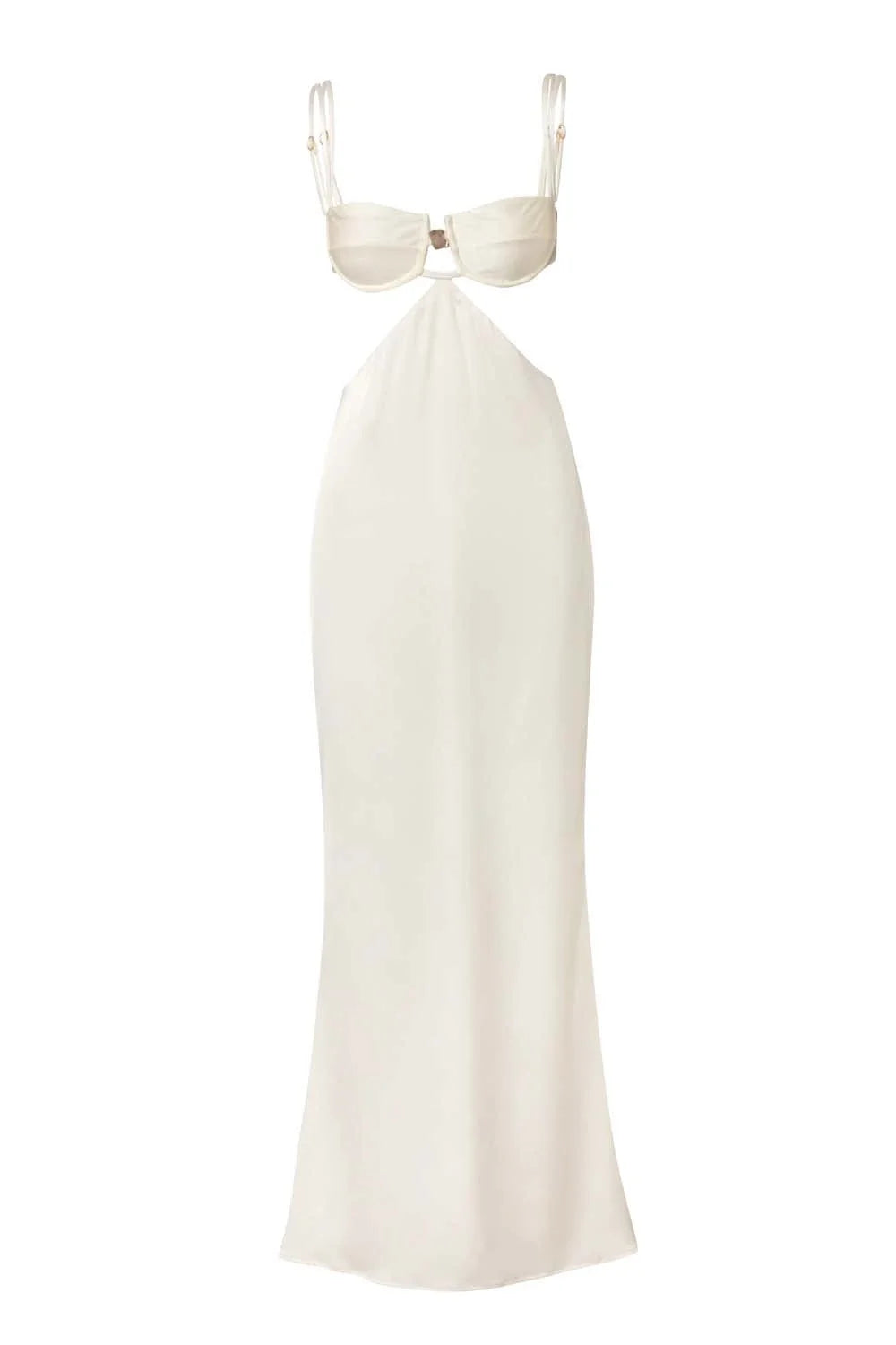 Kalina Maxi Dress | Alabaster Shell