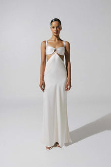 Kalina Maxi Dress | Alabaster Shell