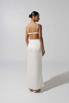 Kalina Maxi Dress | Alabaster Shell