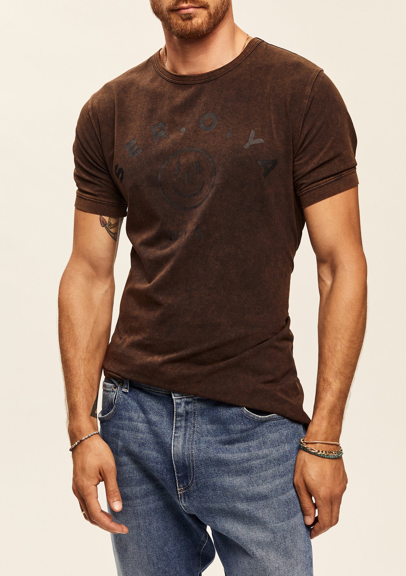 Mens | Andres T-Shirt | Black Washed
