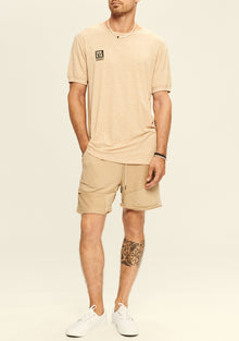 Mens | Jake Muscle Slim T-Shirt | Sand