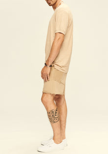 Mens | Jake Muscle Slim T-Shirt | Sand