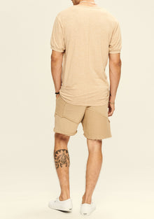 Mens | Jake Muscle Slim T-Shirt | Sand